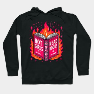 Girlie Hot Girls Read Books Hoodie